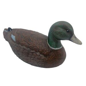Vintage Hand-Painted Duck Decoy Realistic Mallard Design Hobbiest Piece
